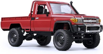 RC Rock Crawler RC Truck 4x4 Toyota LC79 RC Crawler 1/12 Off Road Pickup Remote Control 2.4Ghz All Terrain 280 Brushed Motor Proportional Throttle Steering RTR Hobby Toy Adult MN-82