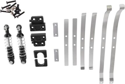 Metal Upgraded Parts Upgrades Kits Professional RC Car Truck Replace Parts Spare Parts for 1:12 Scale RC Truck MN82 LC79, Black