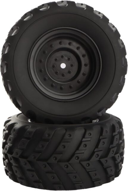 RC Tires Wheels Spare Parts 90115 for 1:12 Bruhless Brushed 903 HM121 YC300 RC Car Trucks(2 PCS)