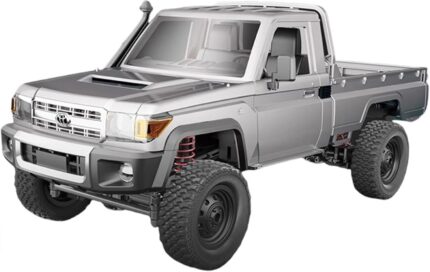 Upgraded MN82 PRO LC79 RC Rock Crawler, 1/12 MNRC RC Crawler 4x4 Toyota LC79 Off Road RC Pickup Truck, 4WD 2.4GHz RC Climing Car RTF with LED Lights for Adults