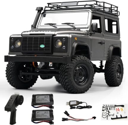 Skymaker MN99S 1/12 Scale Remote Control Car 4x4 Land Rover RC Jeep RTR Rock Crawler with Two 1200mAh Batteries